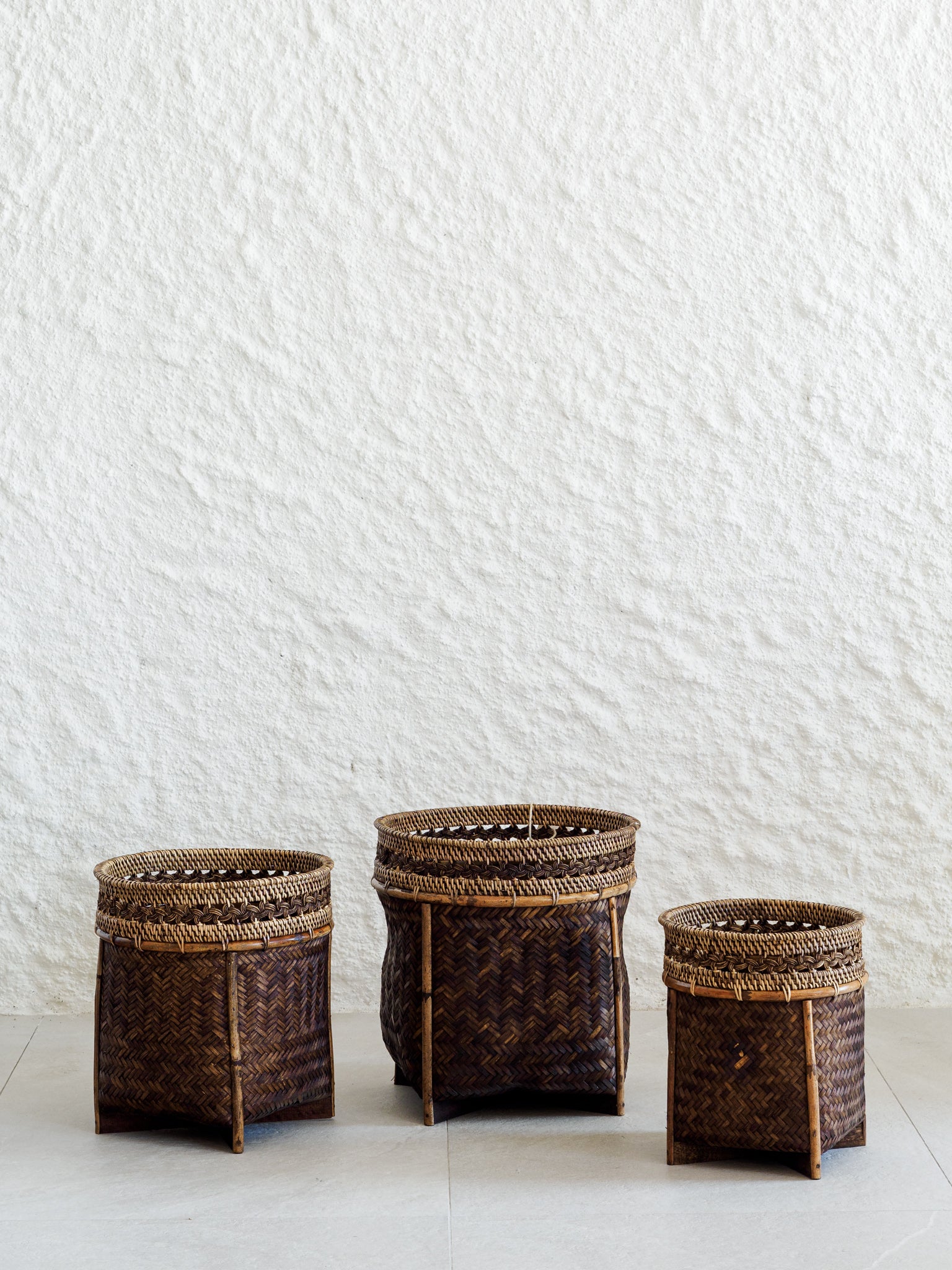 Natural Woven Storage Basket Set