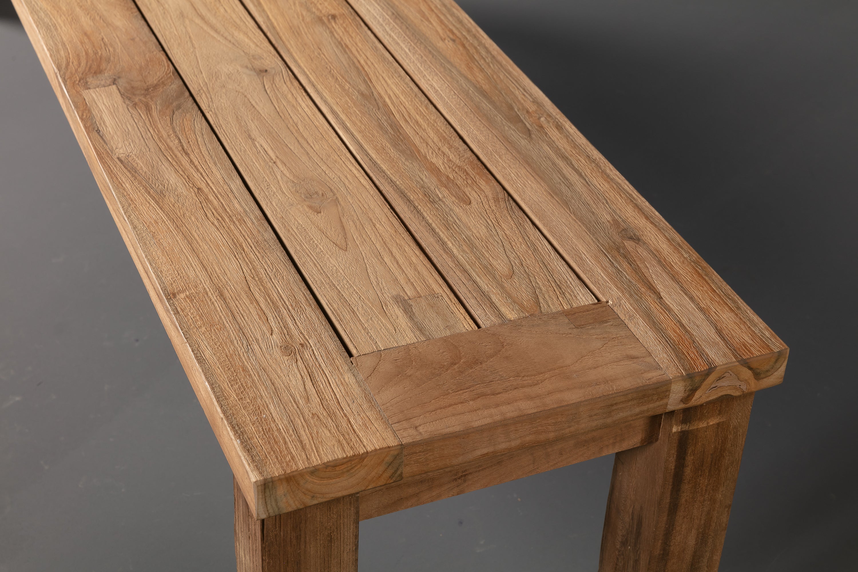 Minimal Solid Wood Dining Bench