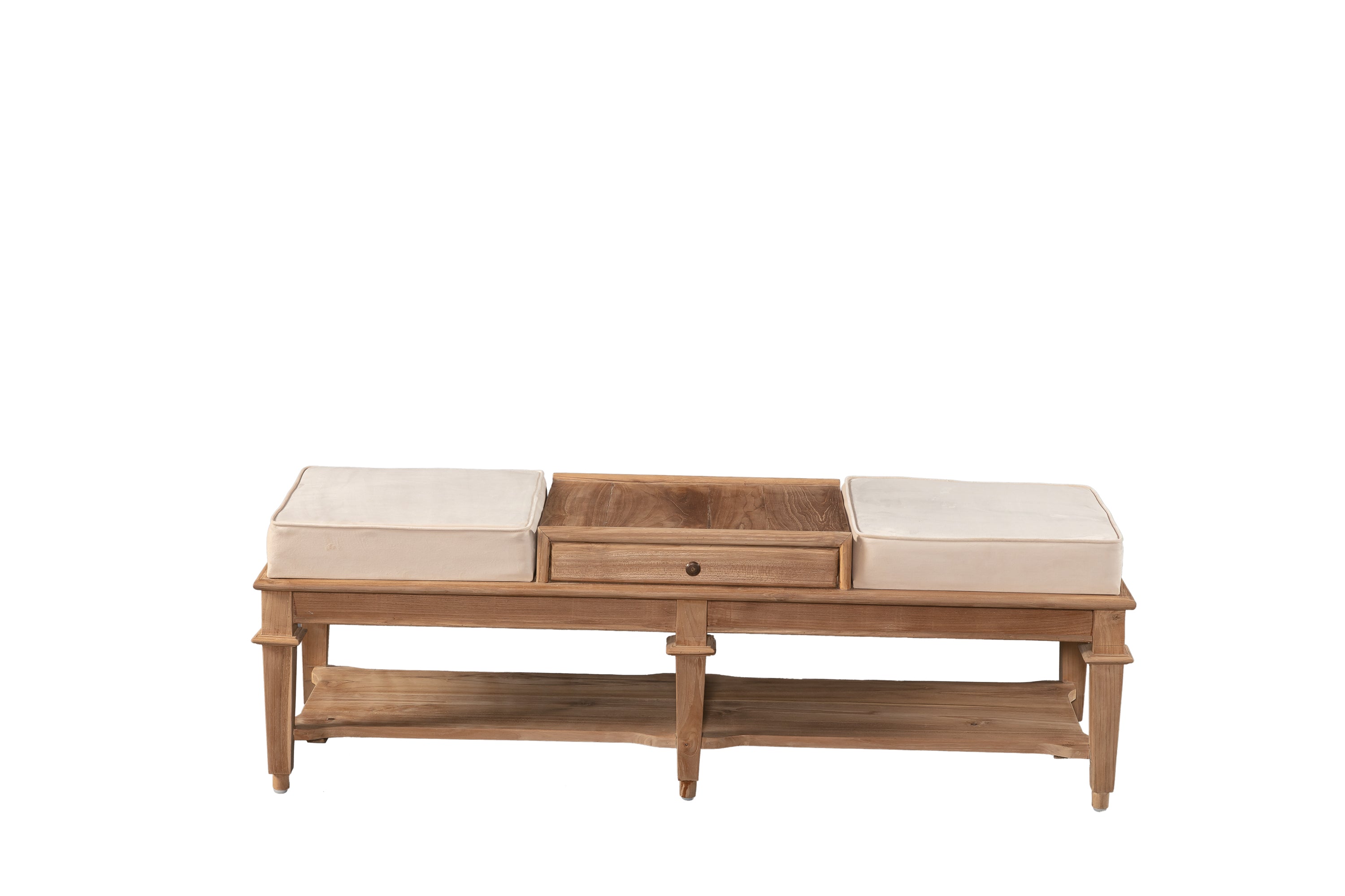 Upholstered Storage Entryway Bench