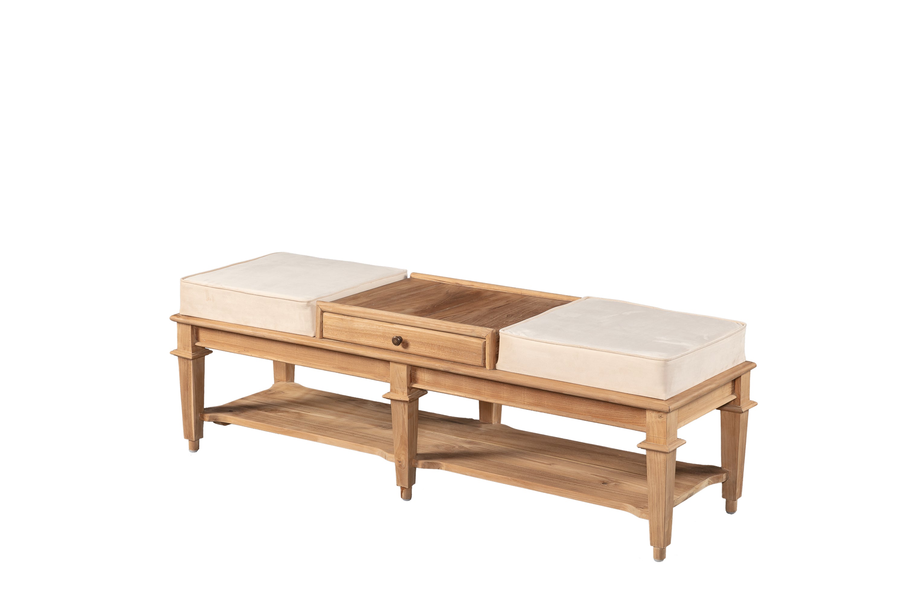 Upholstered Storage Entryway Bench