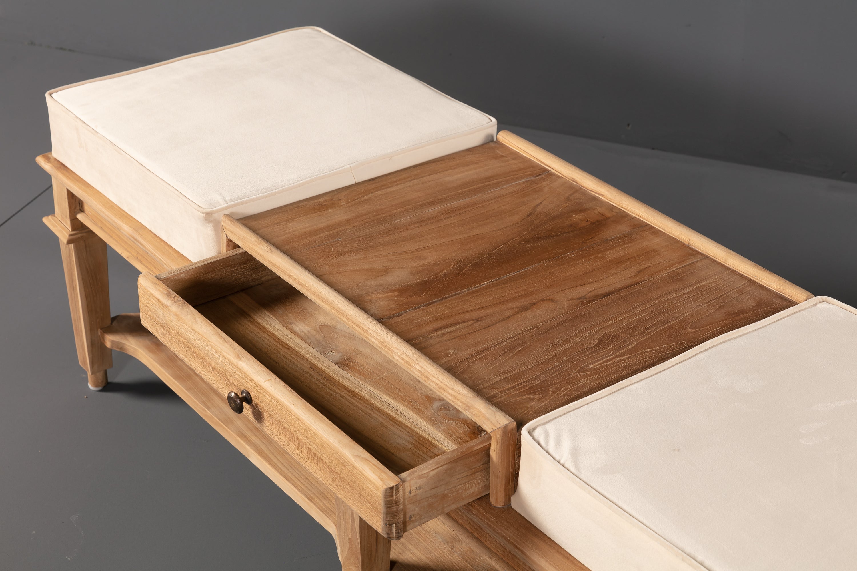 Upholstered Storage Entryway Bench