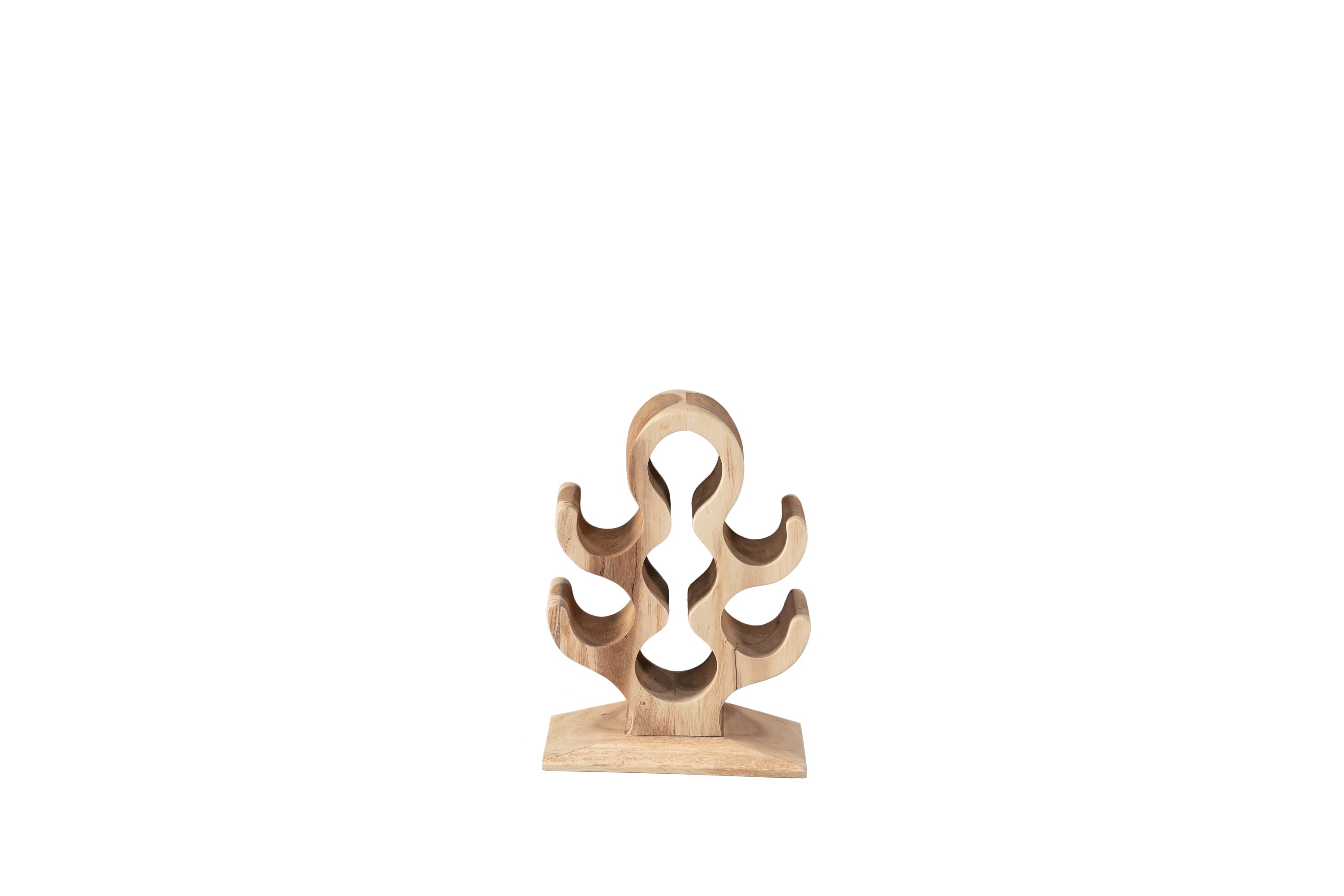 Double Compartment Suar Wine Rack 50 CM