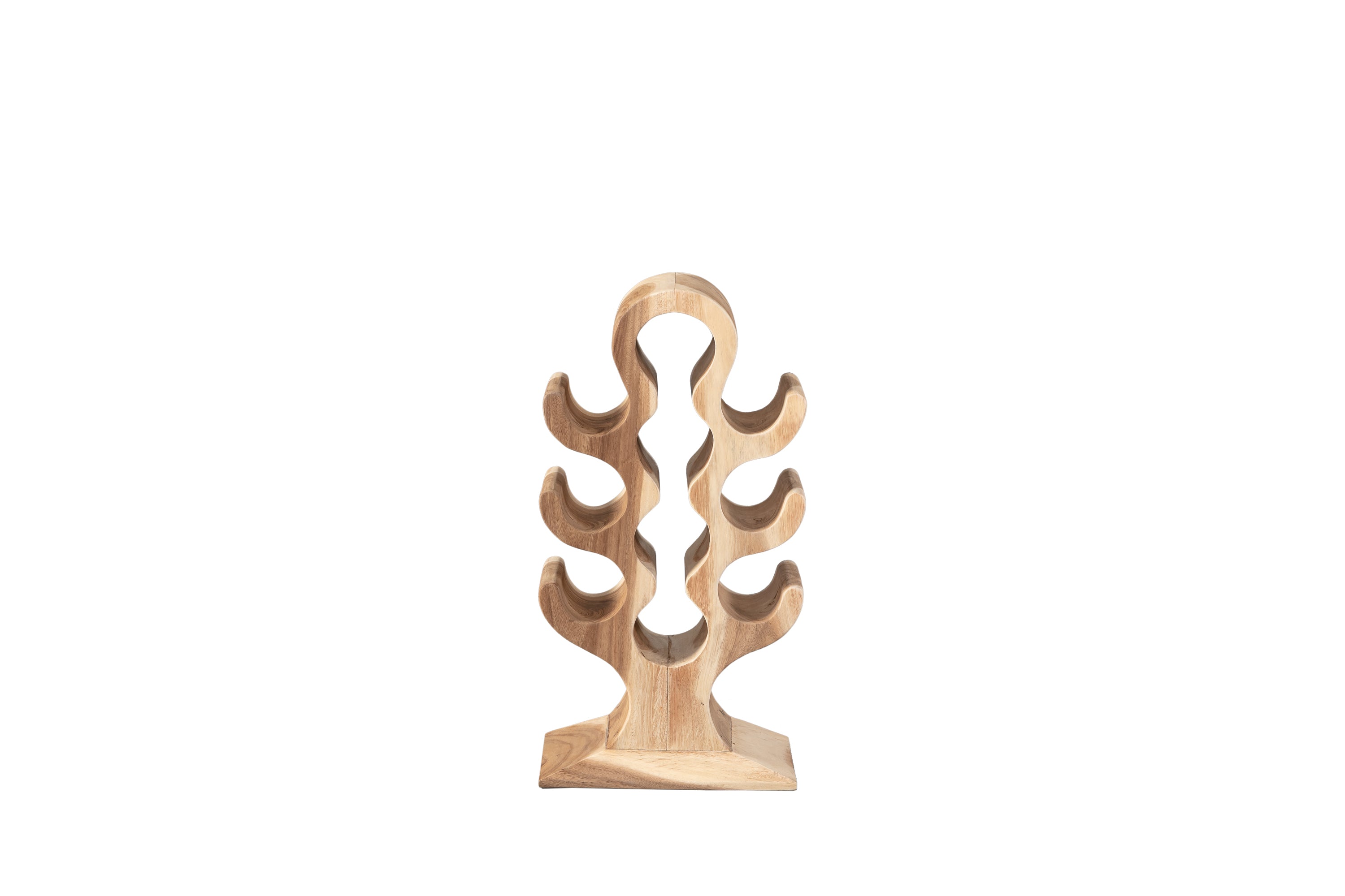 Double Compartment Suar Wine Rack 70 CM