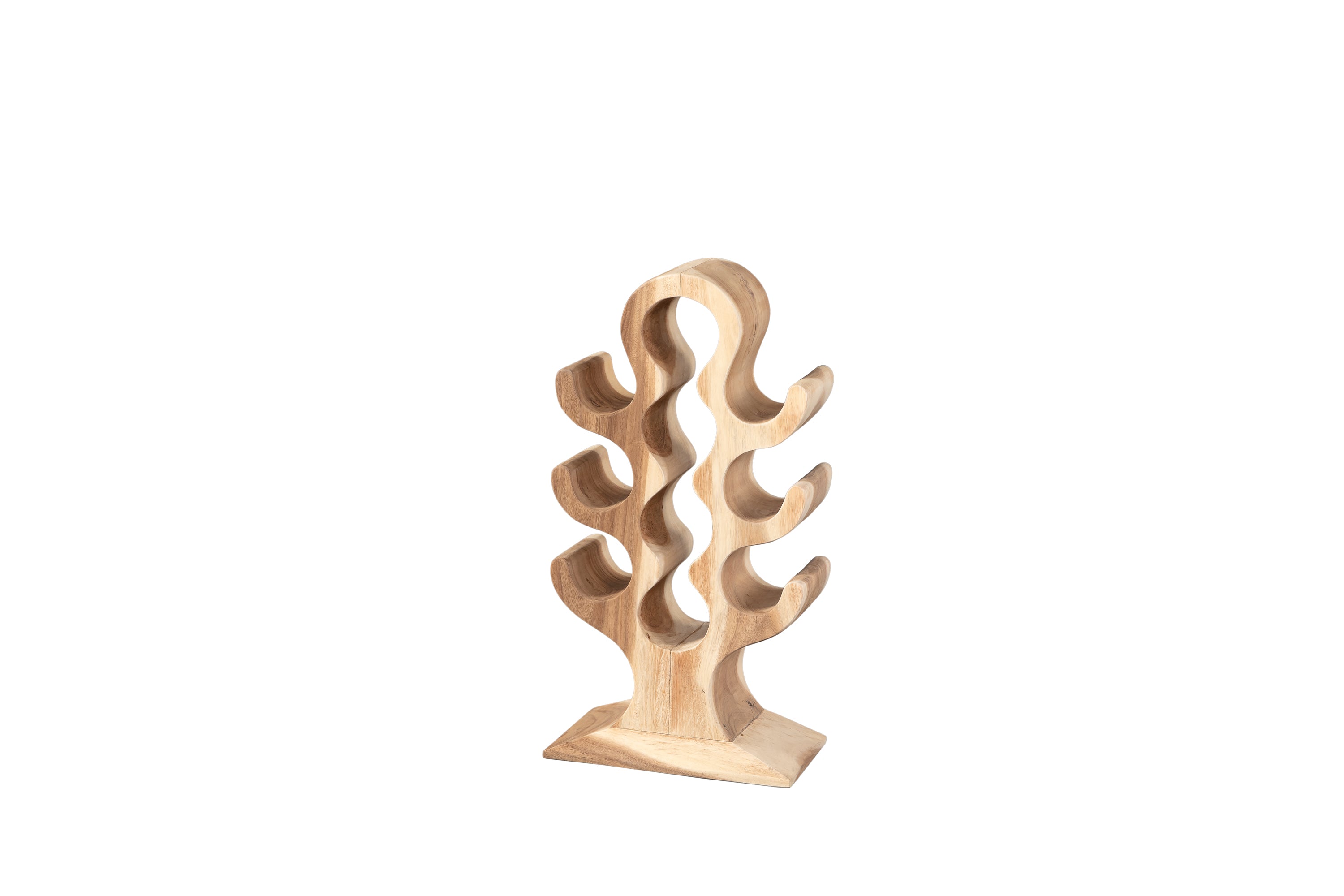 Double Compartment Suar Wine Rack 70 CM