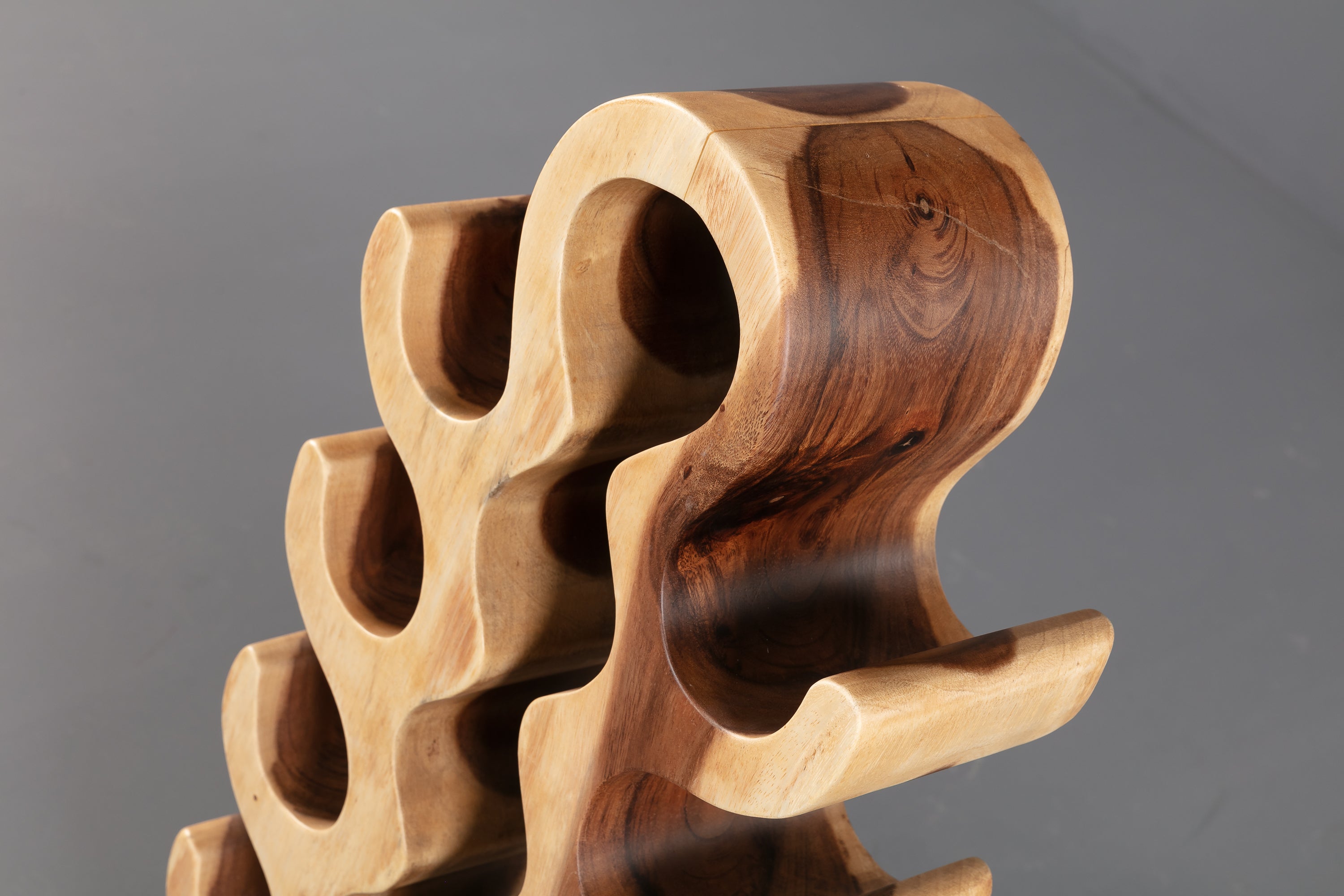 Double Compartment Suar Wine Rack 100 CM