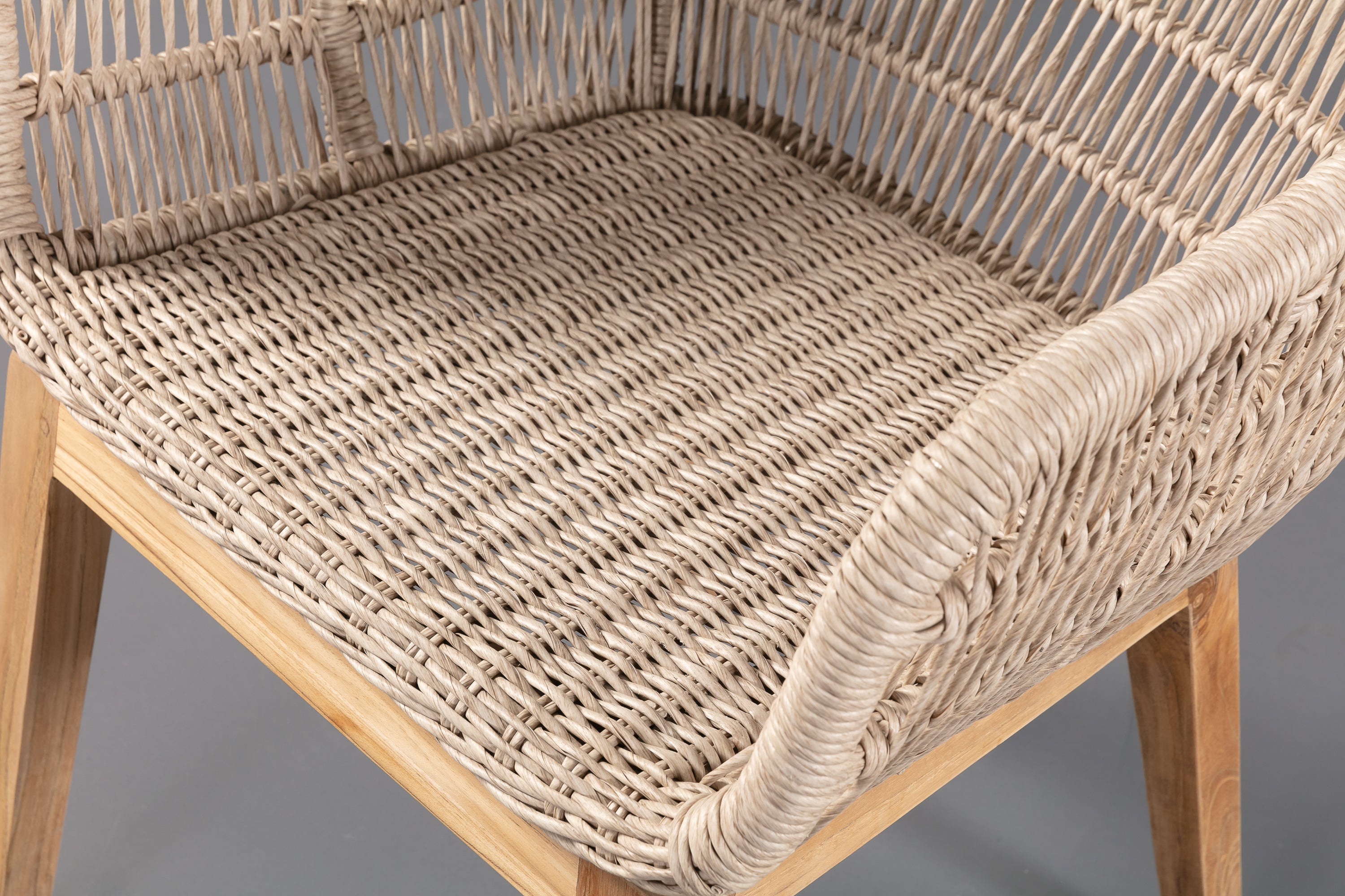 Woven Rattan Dining Chair