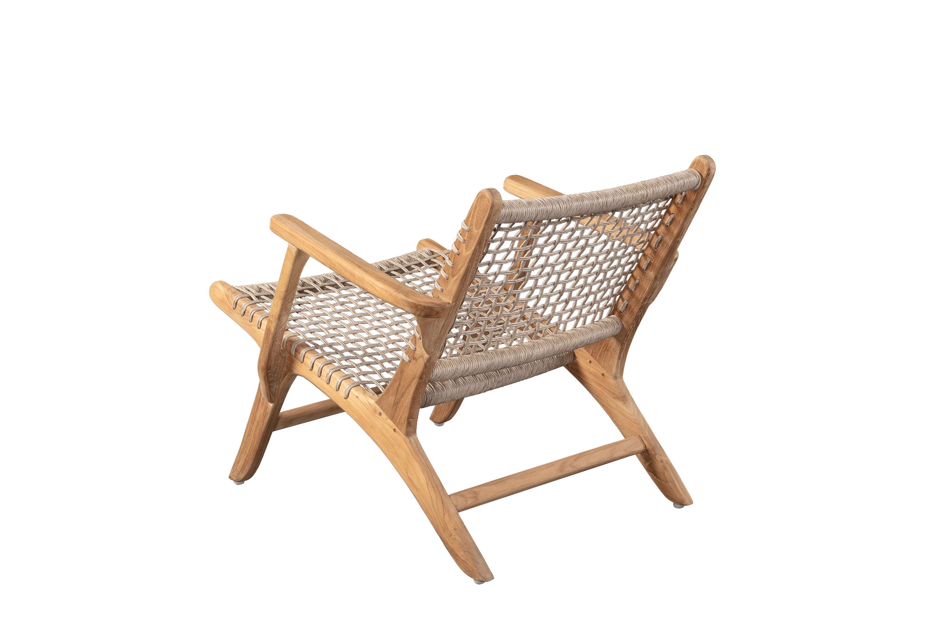 Handwoven Rope Lounge Chair
