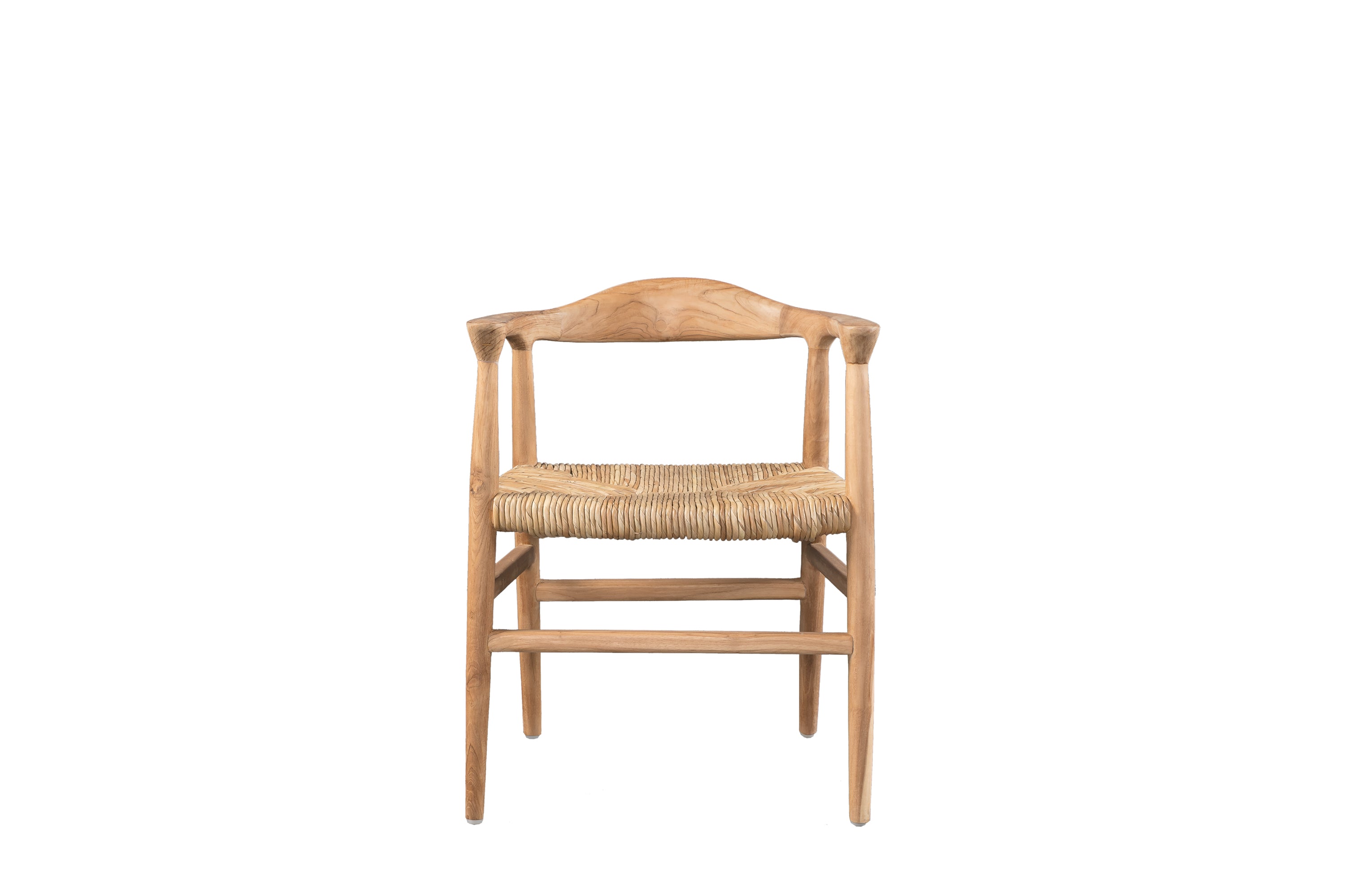 Rustic Wooden Low Chair