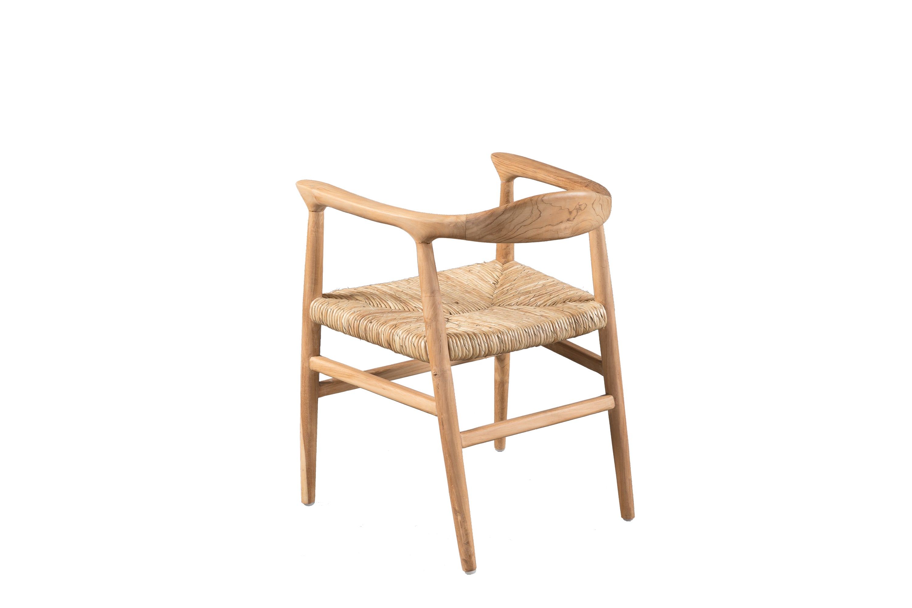 Rustic Wooden Low Chair