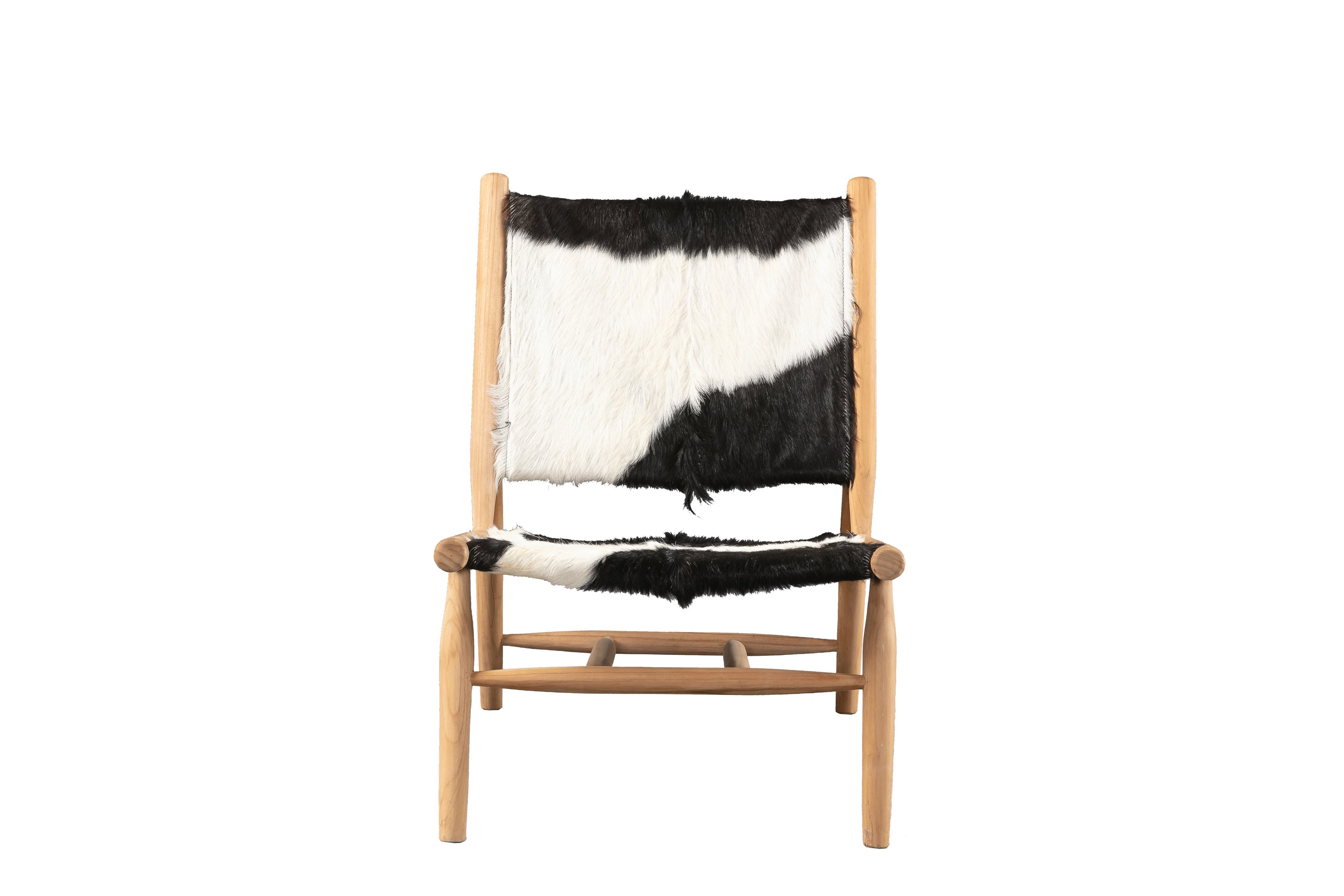 Natural Hide Accent Lounge Chair
