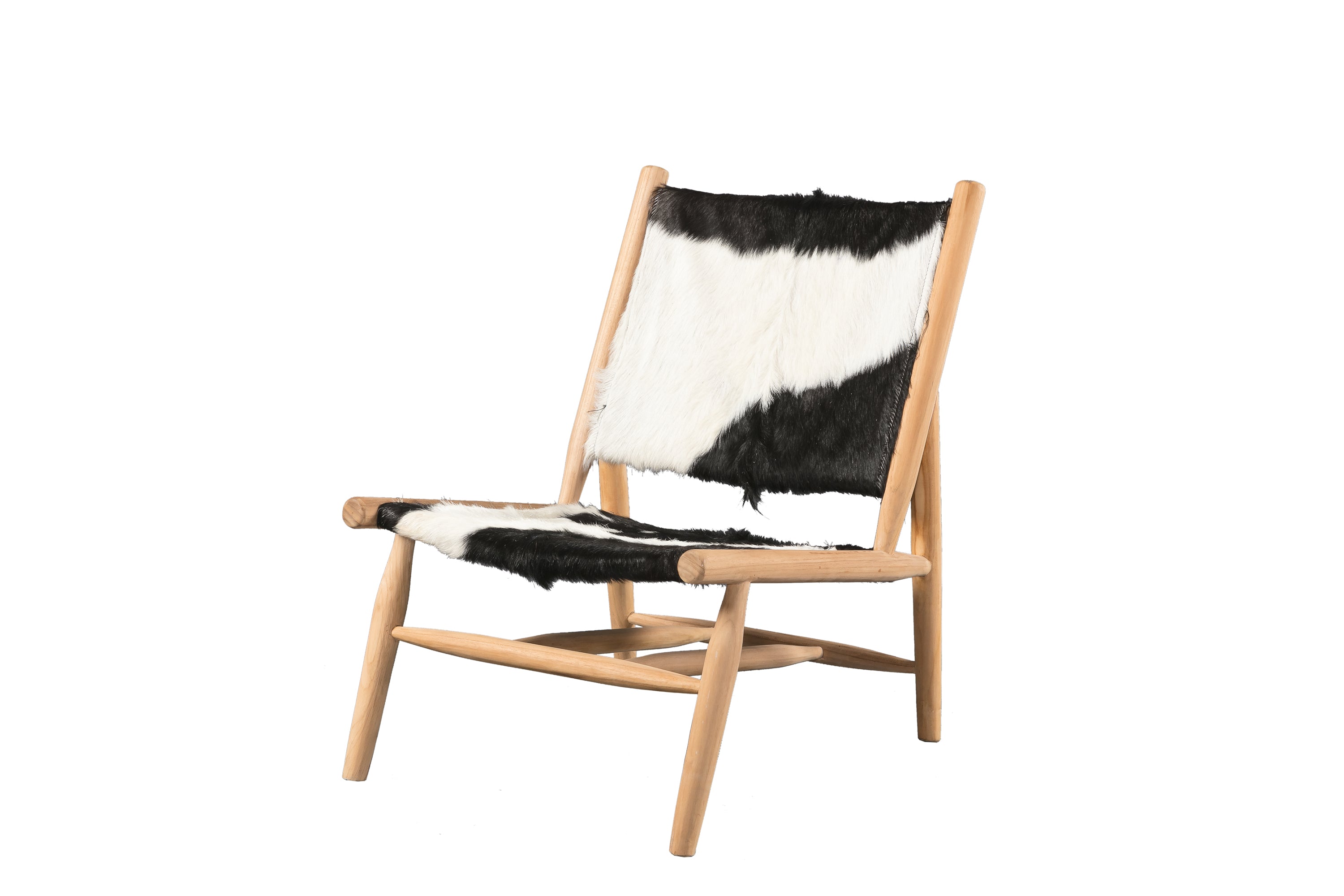 Natural Hide Accent Lounge Chair