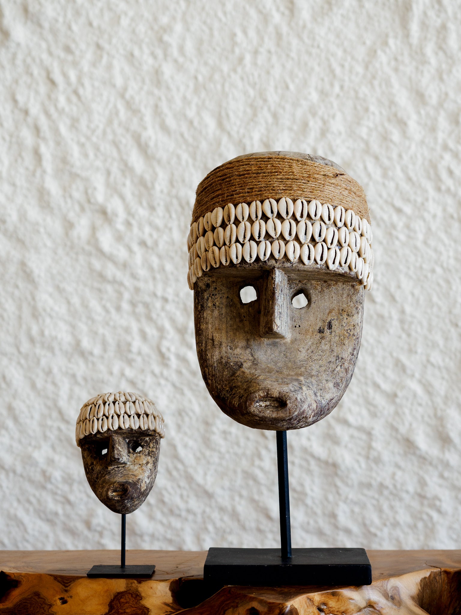 Artisan Tribal Head Decor